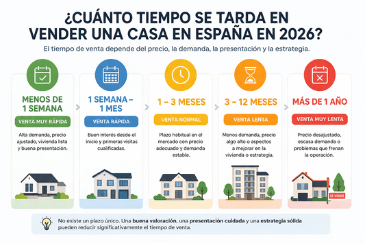 Cuánto se tarda en vender una casa en España en 2026