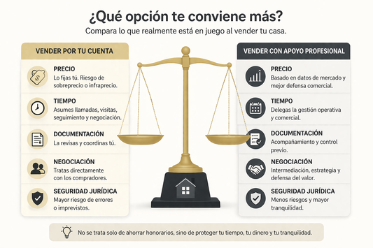 ¿Puedo vender mi casa sin agencia inmobiliaria?